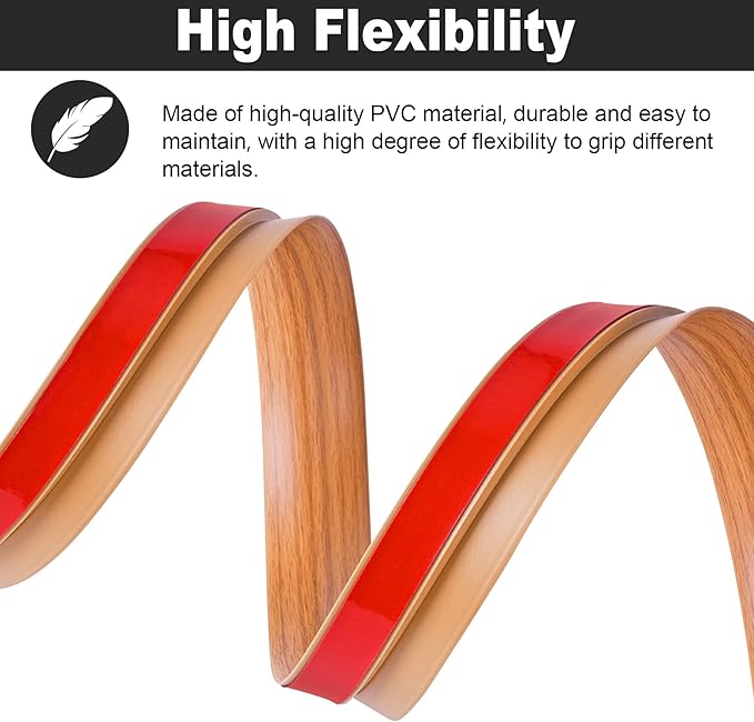 20Ft Carpet Floor Transition Strip, Self Adhesive Floor Edging Trim Strip - Image 5