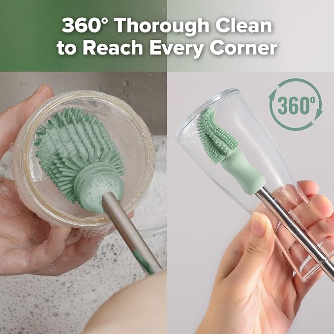 haakaa Silicone Cleaning Brush Kit - Image 3
