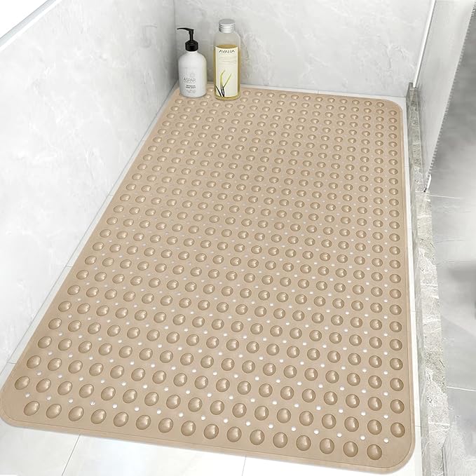 Shower Mat Non Slip: 47.2 x 31.5 Inch Extra Large TPE Shower Mats - Image 8