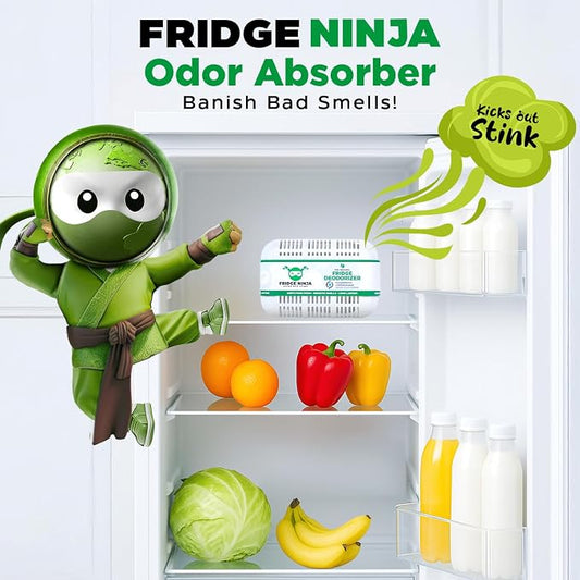 XL Pack of Refrigerator Deodorizer Odor Eliminator – Better than Baking Soda - Image 2