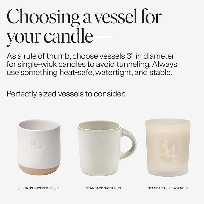 Siblings Candle Making Kit | DIY Coconut-Soy Wax Candle Kit - Image 4