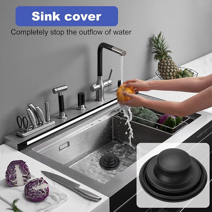 Kitchen Sink Drain Strainer 3 Pack Stainless Steel Sink Stopper, Anti-Clogging - Image 3