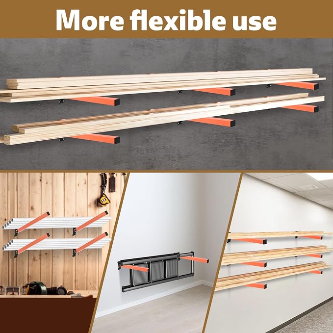 lumber storage rack, Heavy Duty Metal Lumber Storage Rack - Image 7