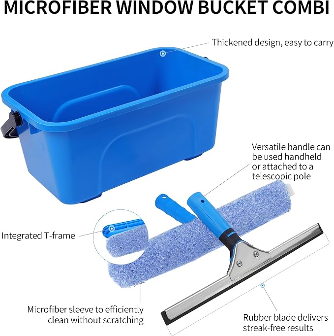 Squeegee for Window Cleaning, Window Cleaning Squeegee kit - Image 4