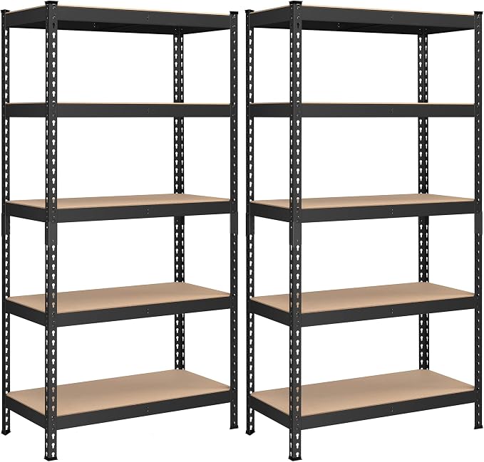 SONGMICS 5-Tier Storage Shelves, Load 2310 lb, Boltless Assembly, Adjustable by SONGMICSbySONGMICSHOME