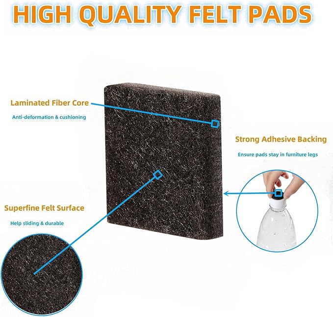 Furnigear Felt Strips with Adhesive Backing - Image 5