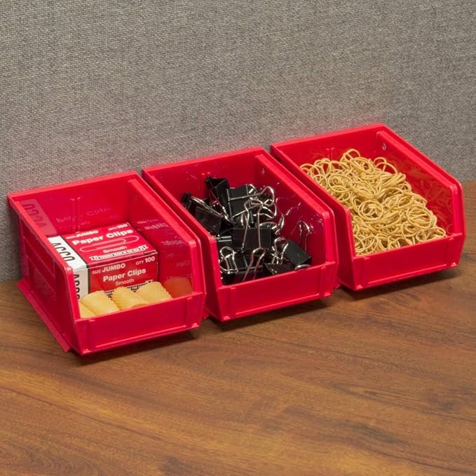 Akro-Mils 30210 AkroBins Plastic Storage Bins, Space-Saving Stackable Bins - Image 4