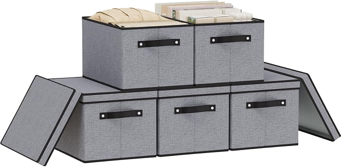 Clothing Storage Bins, Blanket Baskets by YheenLf