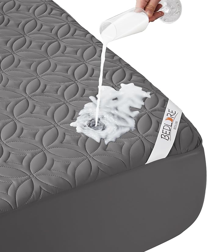 BEDLORE Waterproof Mattress Protector, Full Size Mattress Pad by Bedlore