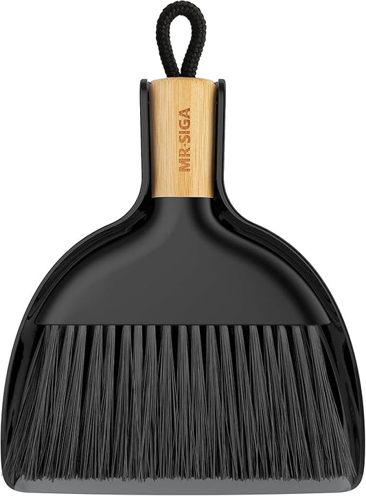 MR.SIGA Mini Dustpan and Brush Set, Portable Cleaning Brush and Dustpan Combo by MRSIGA