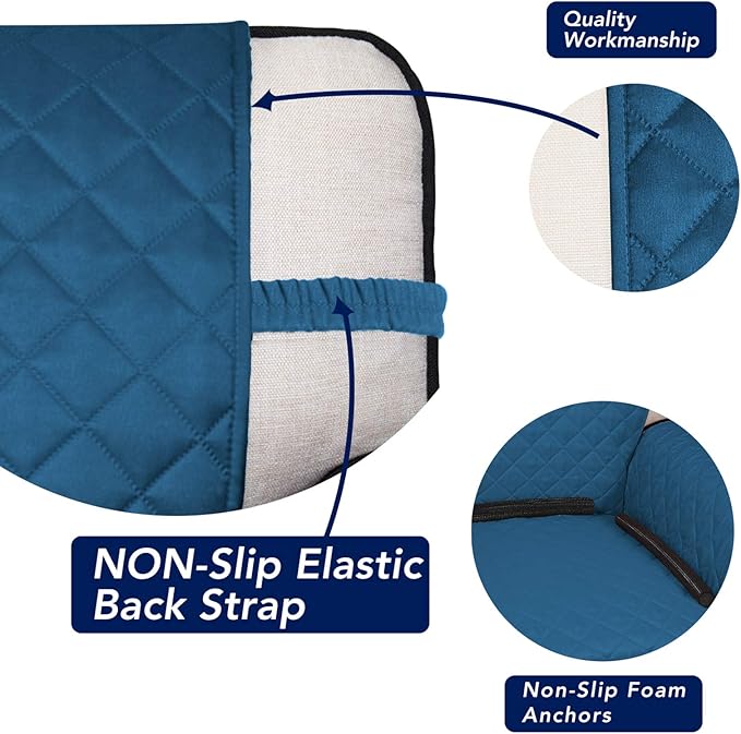 PureFit Reversible Quilted Sofa Cover, Water Resistant Slipcover Furniture - Image 3