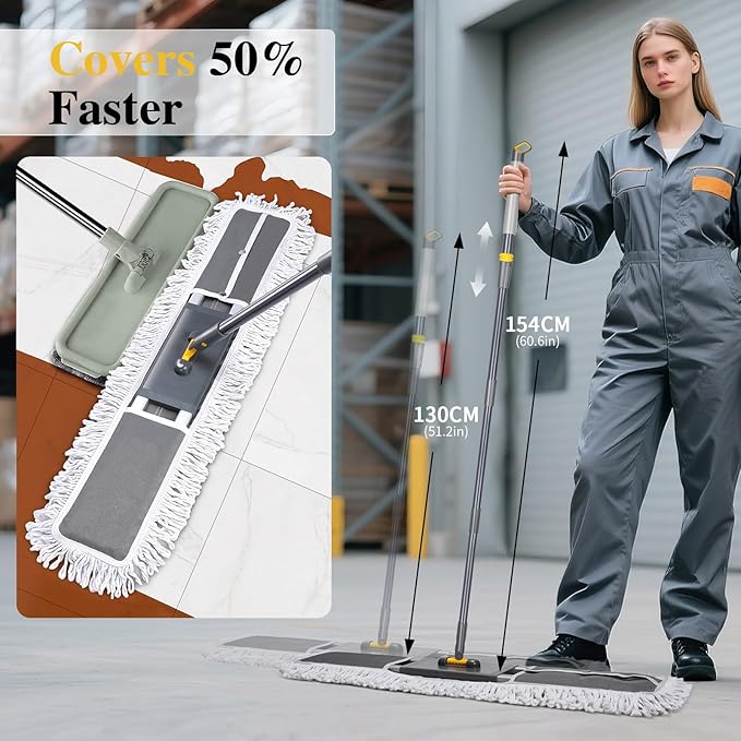 Masthome 36" Commercial Mop, Heavy Duty Industrial Floor Mop - Image 2