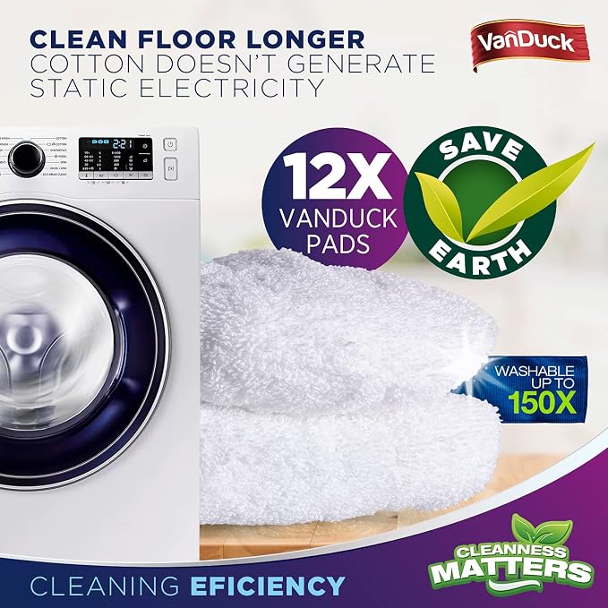 VanDuck 100% Cotton Terry Mop Pad 15x8 inch - Image 5