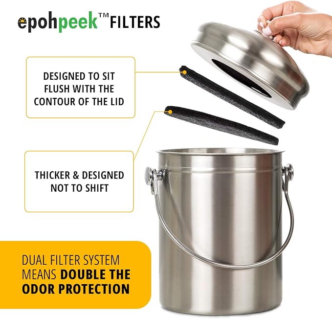 Epohpeek Compost Bin Filters Charcoal - Image 5