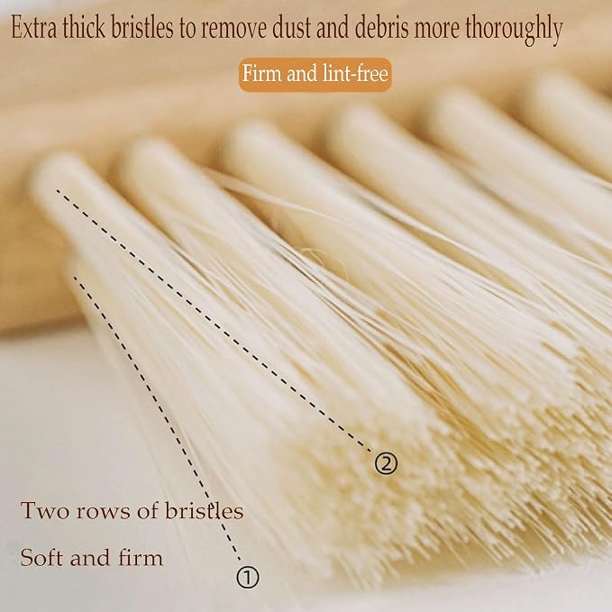 Mini Broom and Dustpan Set Small Metal Dustpan and Brush Set Hand Whisk Broom - Image 8