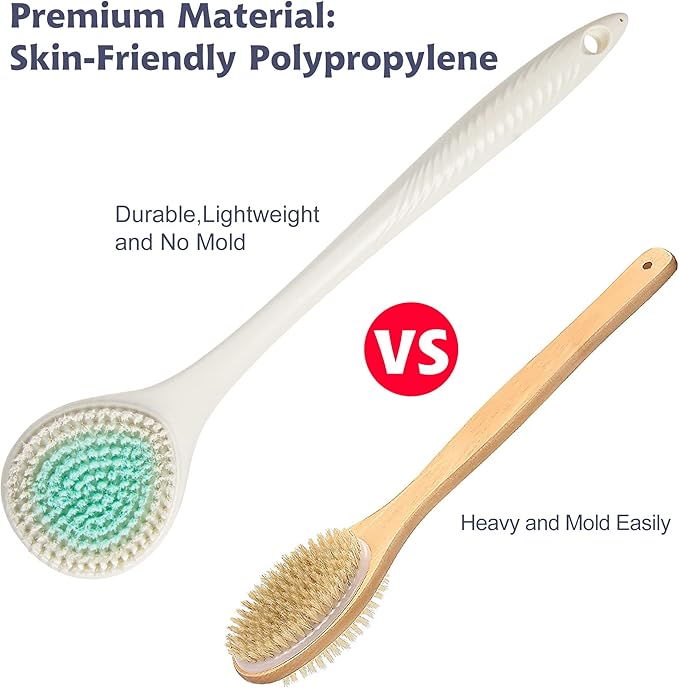 BEDELITE Back Bath Brush Long Handle - Image 2