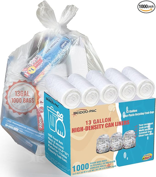 Trash Bags 13 Gallon by BEIDOU-PAC