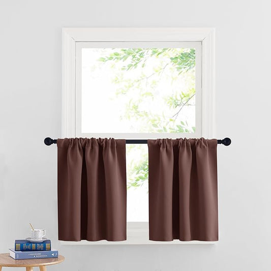 RYB HOME Small Curtains Blackout by RYBHOME