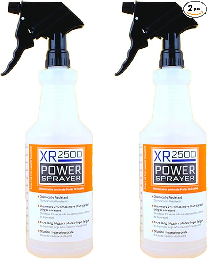 Sprayco 32oz Chemical Resistant Spray Bottle – Adjustable Nozzle, Built-in by Unknown