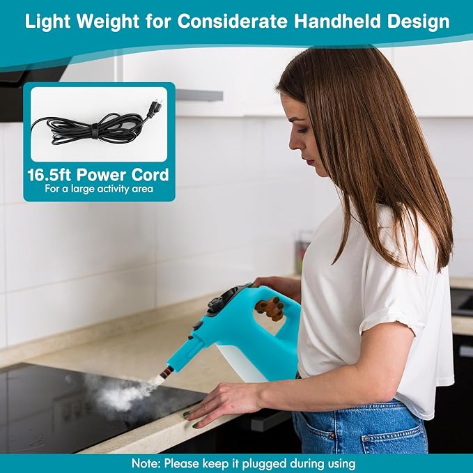 COSTWAY Handheld MultiPurpose Steam Cleaner - Image 2