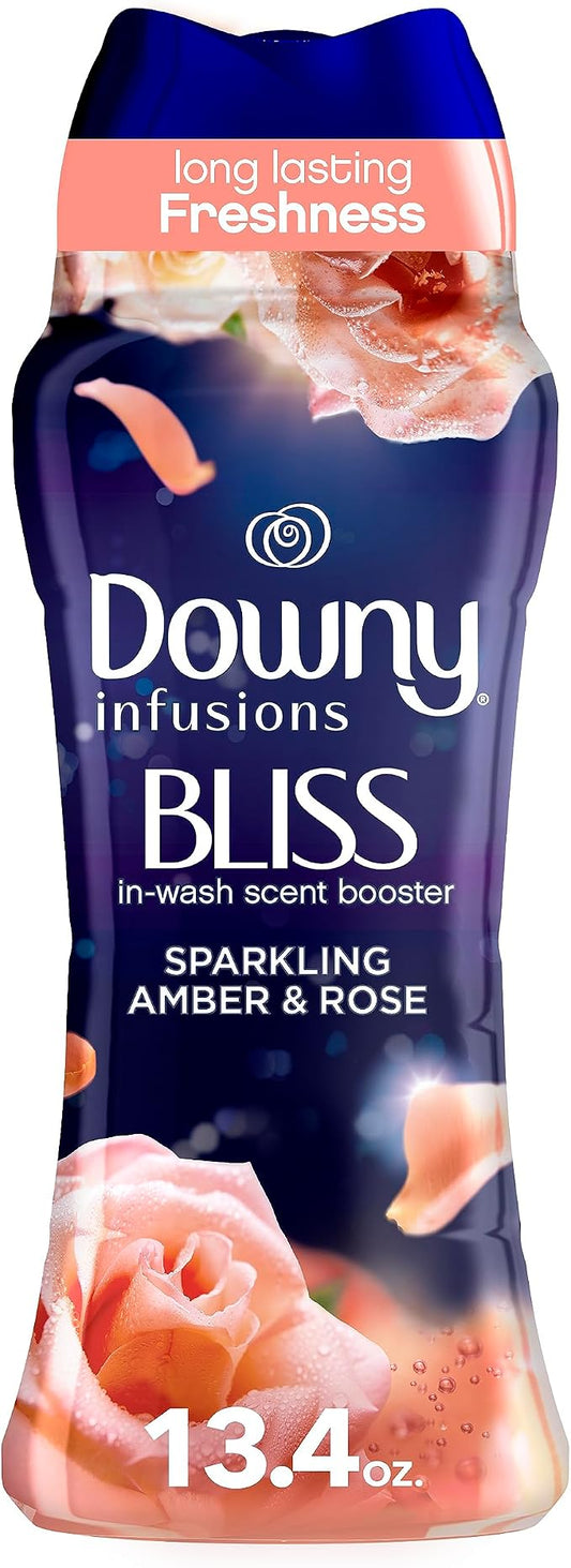 Downy Infusions In-Wash Laundry Scent Booster Beads, Sparkling Amber and Rose by Downy