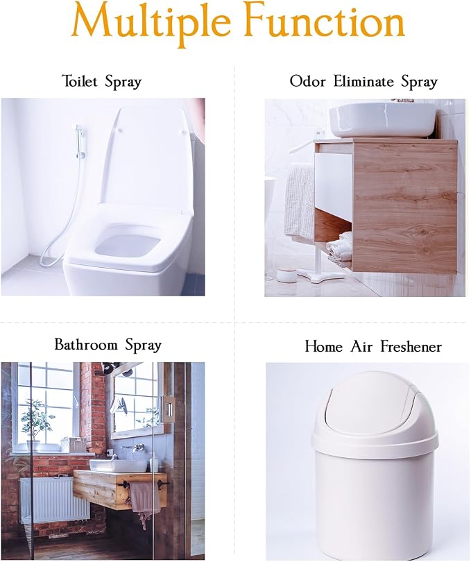Clean-n-Fresh Toilet Spray 6.8 Fl.Oz, Vanilla Scent, Natural Plant Essential - Image 4