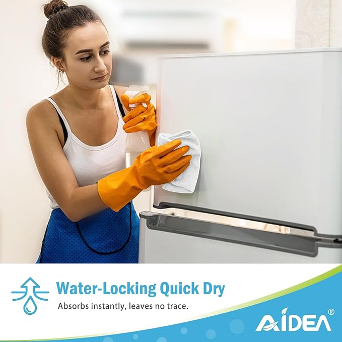 AIDEA Microfiber Cleaning Cloth 100PK, Soft Microfiber Towels - Image 7