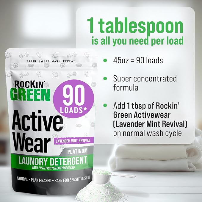 Rockin' Green Laundry Detergent, Plant based, All Natural Laundry Detergent - Image 5