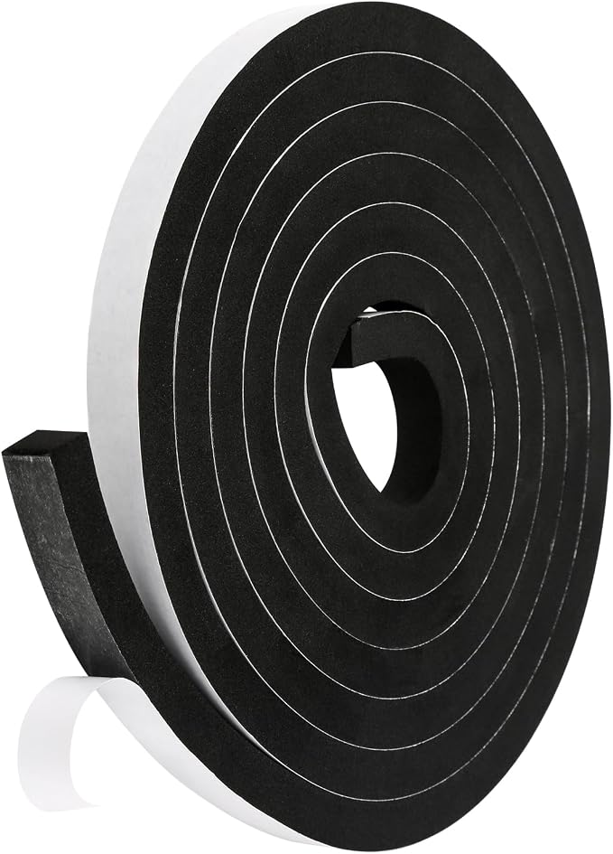 Weather Stripping Door Seal Strip, Strong Adhesive, Lightproof, Soundproof by Amzjjle