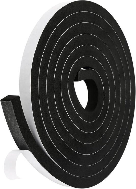 Weather Stripping Door Seal Strip, Strong Adhesive, Lightproof, Soundproof by Amzjjle