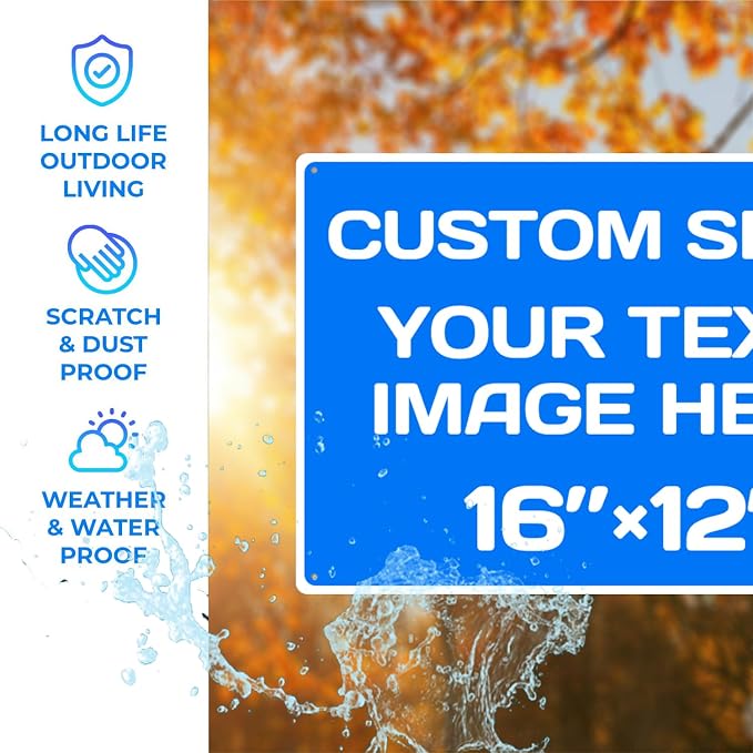 Personalized Aluminum Metal Signs - Image 3