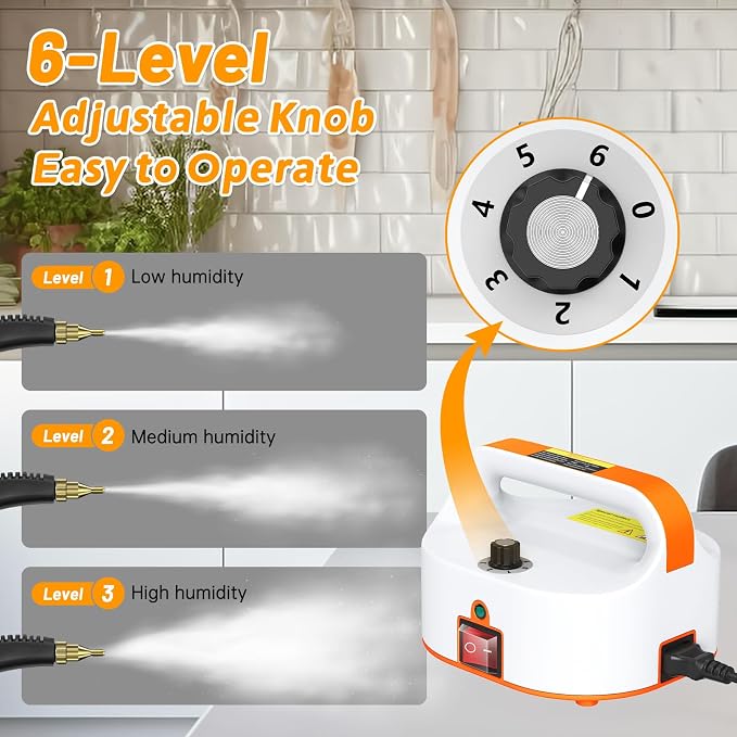 4.5BAR Handheld Steam Cleaner, 2500W Portable Steam Cleaner - Image 5