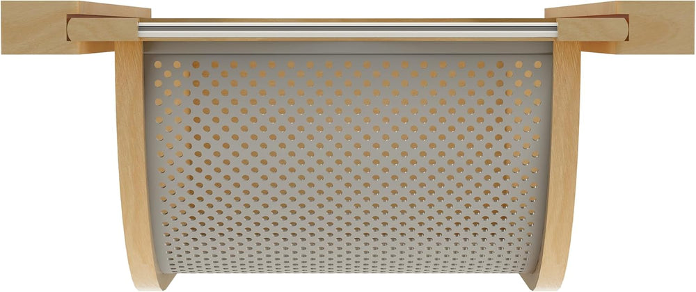 REV-A-SHELF Natural Maple/Stainless-Steel Produce Basket for 18” Base Cabinets