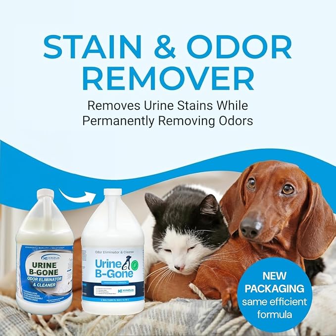 KINZUA ENVIRONMENTAL Urine B-Gone, Professional Enzyme Odor Eliminator & Pet - Image 2