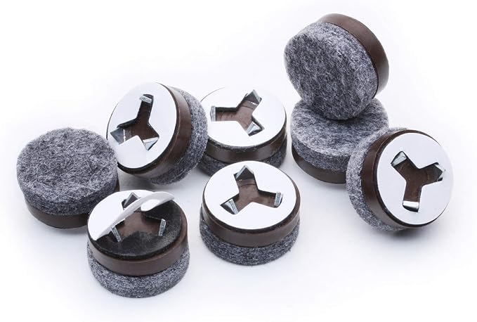 GorillaFelt CB240 Chair Leg Floor Protectors/Felt Glides Tap On Felt Furniture - Image 2