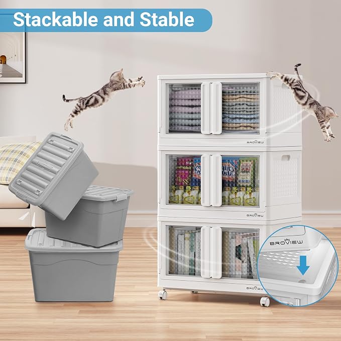 BROVIEW 400Qt Stackable Storage Bins - Image 8