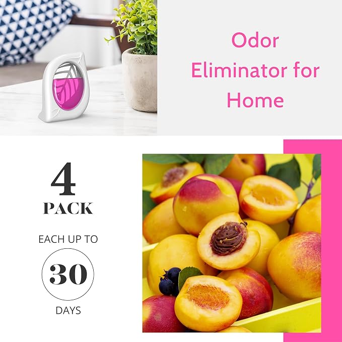 Air Freshener for Home, 4 Pack, Odor Eliminator for Small Area Closets Bathroom - Image 3