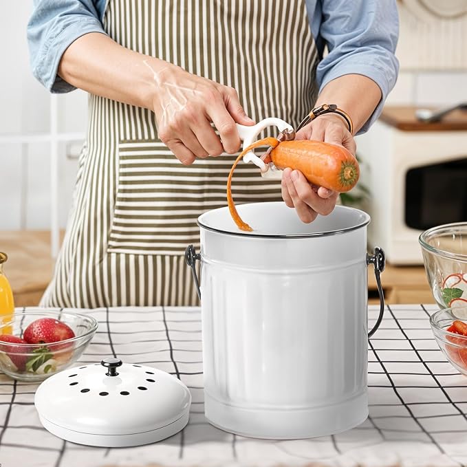 Plexon Countertop Compost Bin Kitchen - Image 6