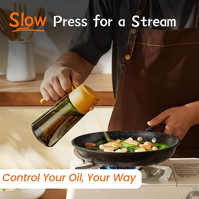 TrendPlain - Original 16oz/470ml Olive Oil Dispenser Bottle - Image 4