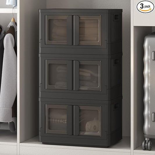 FLEXIMOUNTS 110 QT Stackable Storage Bins by FLEXIMOUNTS