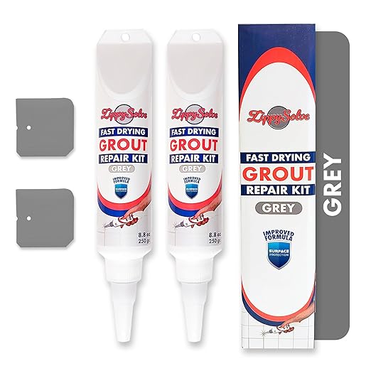 Tile Grout, Repair Kit, 2 Pack Grout Filler, Restore & Renew Tile Joints Line by ZippySolveTileGrout