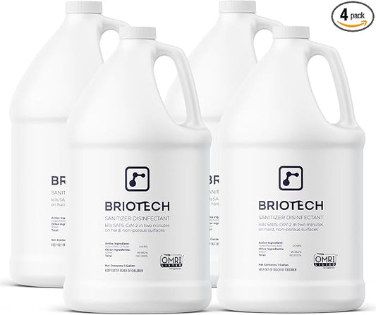 BRIOTECH Sanitizer Disinfectant Hypochlorous, Kill 99.99% of Viruses & Bacteria by BRIOTECHUSA