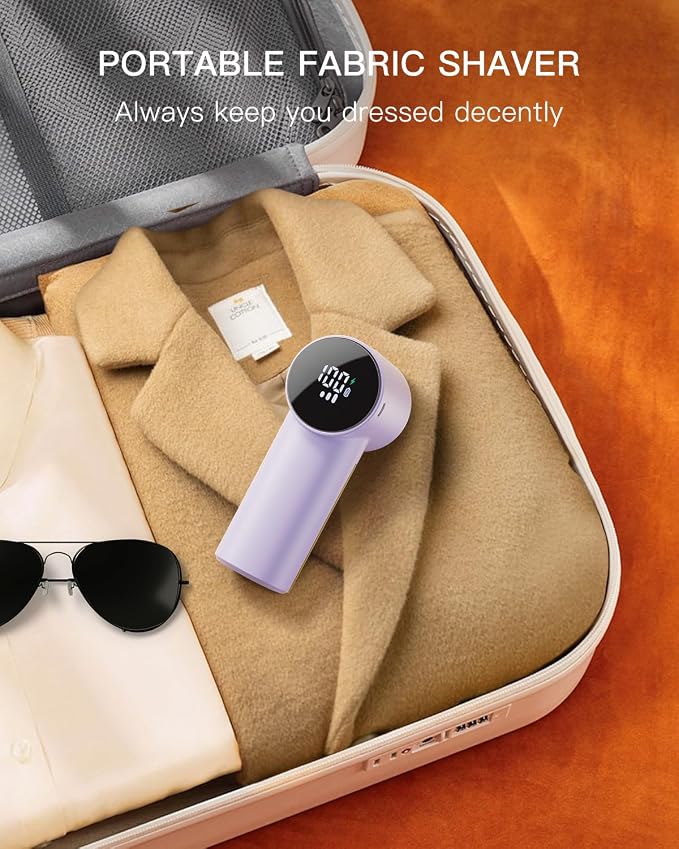 Electric Lint Remover and Fabric Shaver, Rechargeable Clothes Shaver - Image 6
