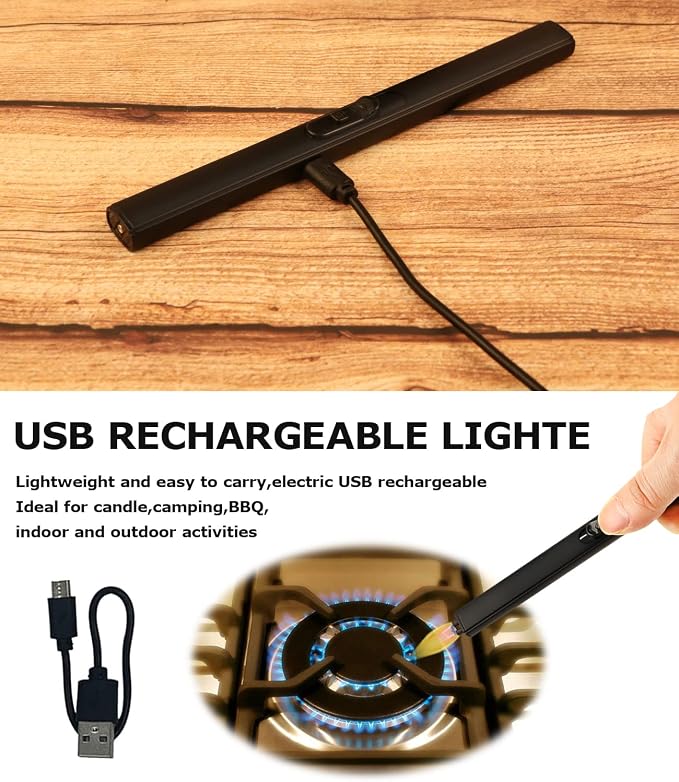 4 IN 1 Candle Wick Trimmer, Electric Candle Lighter Rechargeable, Candle Snuffer - Image 7