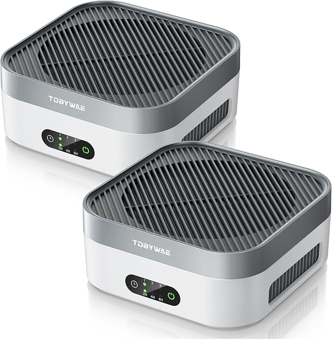 Air Purifier 2 Pack for Bedroom Up to 1200 ft², H13 True HEPA Air Purifier for by Clicknow