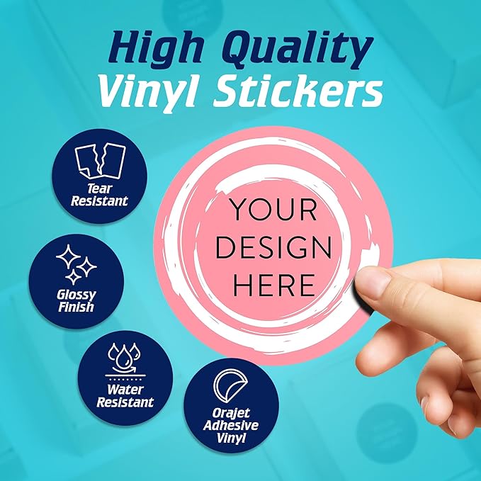 100 Custom Vinyl Stickers - Image 3