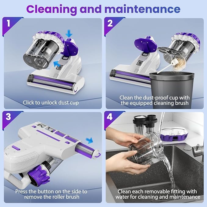 Mattress Vacuum Cleaner, 16Kpa Bed Vacuum Cleaner - Image 7