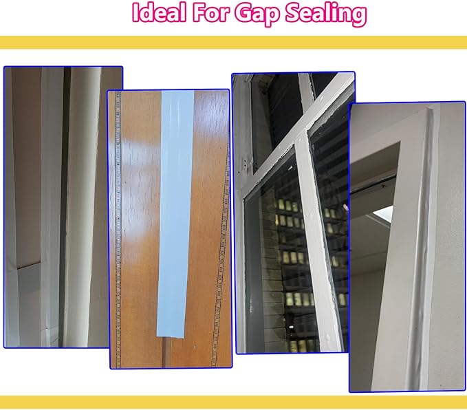 White Window Weather Sealing Tape 2Inch X 65Ft, Window AC Seal Air Conditioner - Image 6