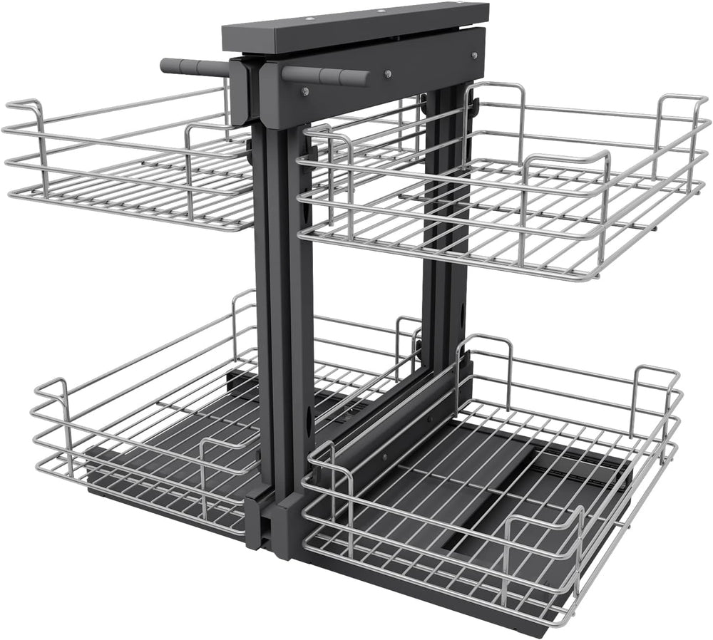 VADANIA Blind Corner Pull Out Organizer for 36" Cabinet, Soft Close