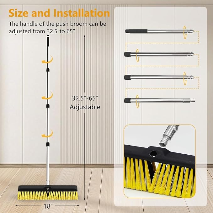 18 Inches Push Broom Outdoor - Image 5